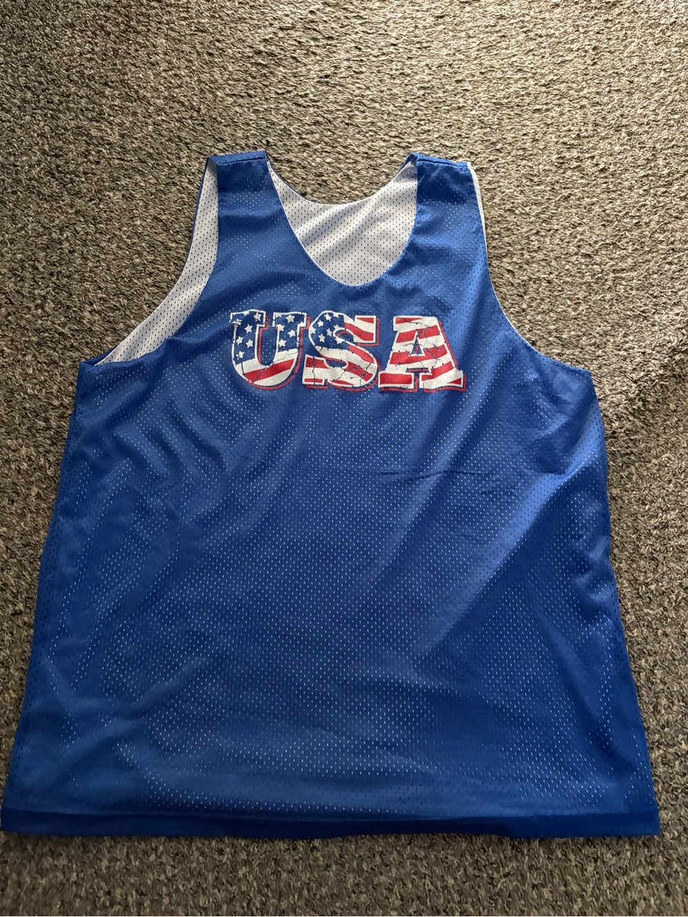 EUC MENS / UNISEX XL USA double lined penny jersey